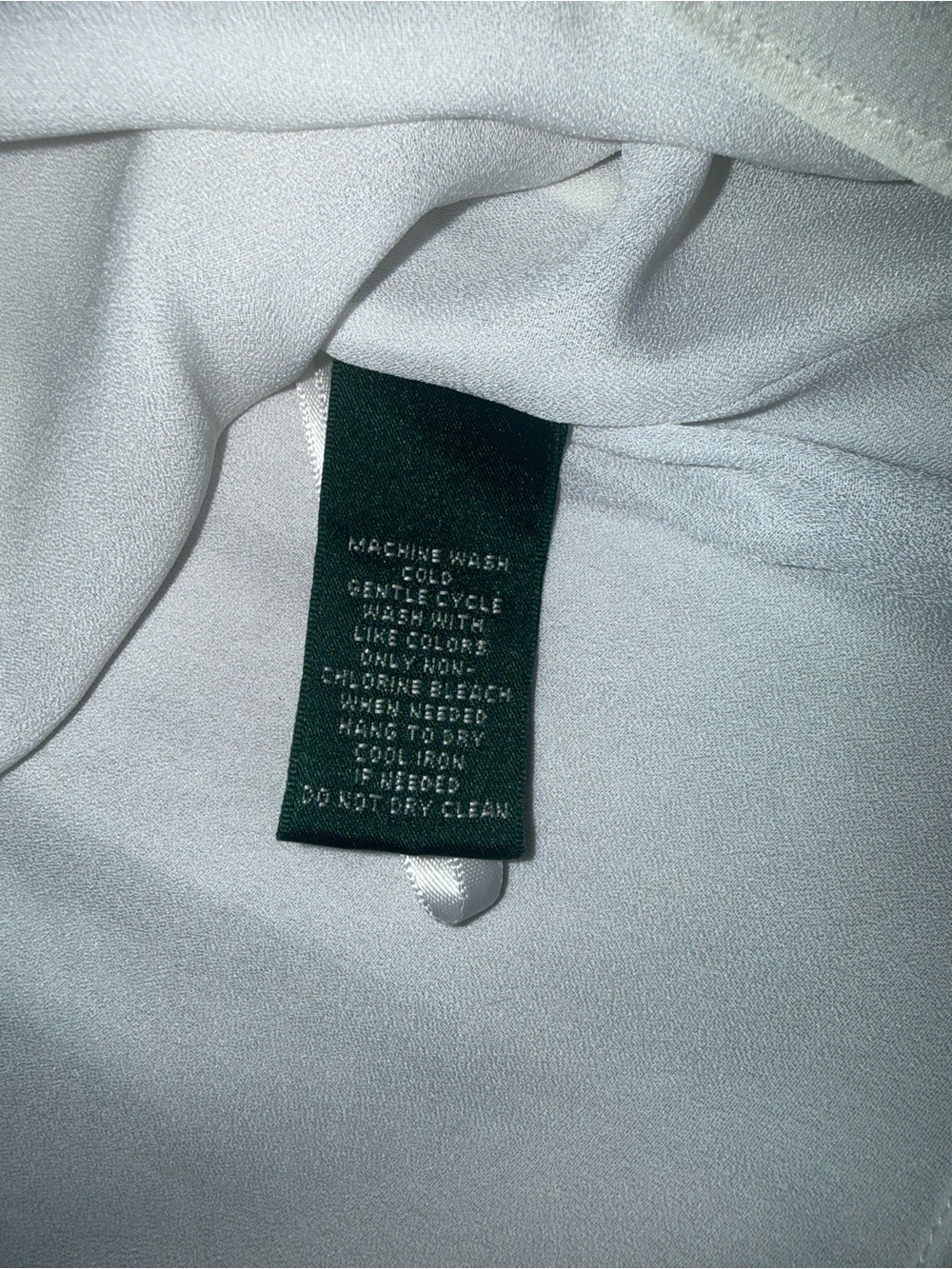 Lauren Ralph Lauren Petite 12P White Asymmetrical Layered Sleeveless Blouse - Picture 4 of 7